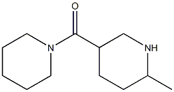 2-methyl-5-(piperidin-1-ylcarbonyl)piperidine 结构式