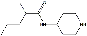 2-methyl-N-(piperidin-4-yl)pentanamide 结构式