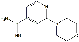 2-morpholin-4-ylpyridine-4-carboximidamide 结构式
