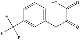 2-oxo-3-[3-(trifluoromethyl)phenyl]propanoic acid 结构式