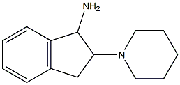 2-piperidin-1-yl-2,3-dihydro-1H-inden-1-ylamine 结构式