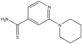 2-piperidin-1-ylpyridine-4-carbothioamide 结构式