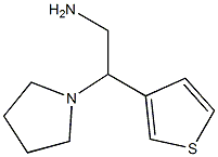 2-pyrrolidin-1-yl-2-thien-3-ylethanamine 结构式