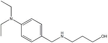 3-({[4-(diethylamino)phenyl]methyl}amino)propan-1-ol 结构式