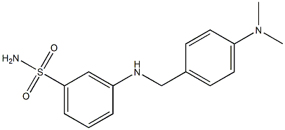 3-({[4-(dimethylamino)phenyl]methyl}amino)benzene-1-sulfonamide 结构式