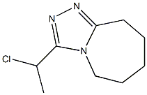 3-(1-chloroethyl)-6,7,8,9-tetrahydro-5H-[1,2,4]triazolo[4,3-a]azepine 结构式