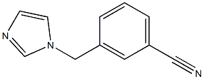 3-(1H-imidazol-1-ylmethyl)benzonitrile 结构式