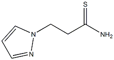 3-(1H-pyrazol-1-yl)propanethioamide 结构式