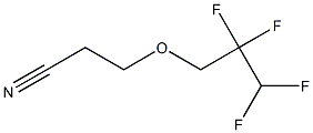 3-(2,2,3,3-tetrafluoropropoxy)propanenitrile 结构式