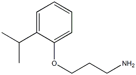 3-(2-isopropylphenoxy)propan-1-amine 结构式