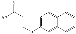 3-(2-naphthyloxy)propanethioamide 结构式