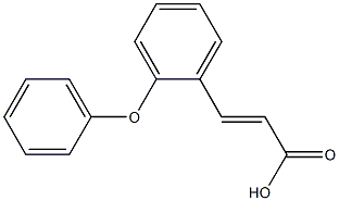 3-(2-phenoxyphenyl)prop-2-enoic acid 结构式