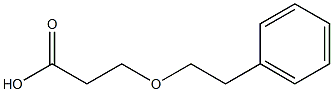 3-(2-phenylethoxy)propanoic acid 结构式