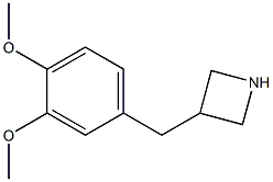3-(3,4-dimethoxybenzyl)azetidine 结构式