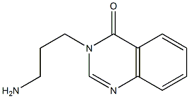 3-(3-aminopropyl)-3,4-dihydroquinazolin-4-one 结构式