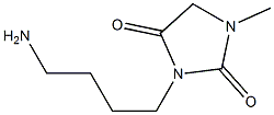 3-(4-aminobutyl)-1-methylimidazolidine-2,4-dione 结构式