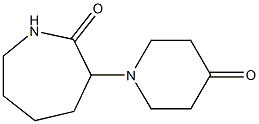 3-(4-oxopiperidin-1-yl)azepan-2-one 结构式