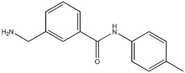 3-(aminomethyl)-N-(4-methylphenyl)benzamide 结构式