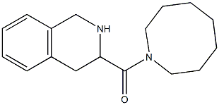 3-(azocan-1-ylcarbonyl)-1,2,3,4-tetrahydroisoquinoline 结构式