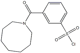 3-(azocan-1-ylcarbonyl)benzene-1-sulfonyl chloride 结构式