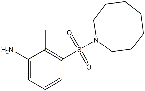 3-(azocane-1-sulfonyl)-2-methylaniline 结构式