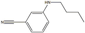 3-(butylamino)benzonitrile 结构式