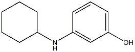 3-(cyclohexylamino)phenol 结构式