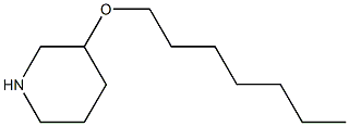 3-(heptyloxy)piperidine 结构式
