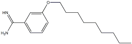 3-(nonyloxy)benzene-1-carboximidamide 结构式