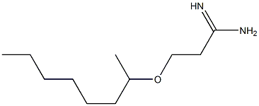 3-(octan-2-yloxy)propanimidamide 结构式