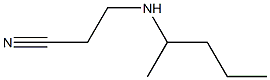 3-(pentan-2-ylamino)propanenitrile 结构式