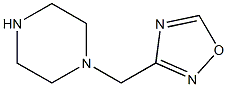 3-(piperazin-1-ylmethyl)-1,2,4-oxadiazole 结构式