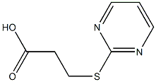 3-(pyrimidin-2-ylthio)propanoic acid 结构式