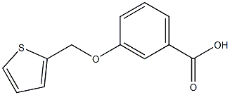 3-(thiophen-2-ylmethoxy)benzoic acid 结构式