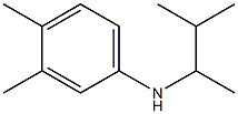 3,4-dimethyl-N-(3-methylbutan-2-yl)aniline 结构式