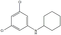3,5-dichloro-N-cyclohexylaniline 结构式