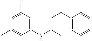 3,5-dimethyl-N-(4-phenylbutan-2-yl)aniline 结构式