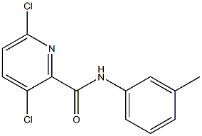 3,6-dichloro-N-(3-methylphenyl)pyridine-2-carboxamide 结构式