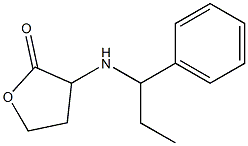 3-[(1-phenylpropyl)amino]oxolan-2-one 结构式