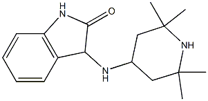 3-[(2,2,6,6-tetramethylpiperidin-4-yl)amino]-2,3-dihydro-1H-indol-2-one 结构式