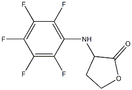 3-[(2,3,4,5,6-pentafluorophenyl)amino]oxolan-2-one 结构式