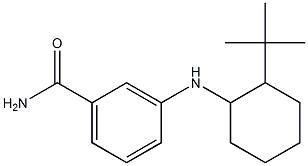 3-[(2-tert-butylcyclohexyl)amino]benzamide 结构式