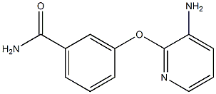 3-[(3-aminopyridin-2-yl)oxy]benzamide 结构式