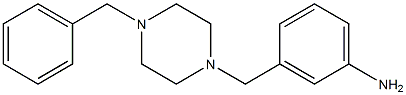 3-[(4-benzylpiperazin-1-yl)methyl]aniline 结构式