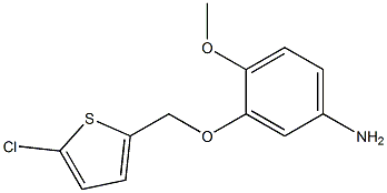 3-[(5-chlorothien-2-yl)methoxy]-4-methoxyaniline 结构式