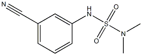 3-[(dimethylsulfamoyl)amino]benzonitrile 结构式