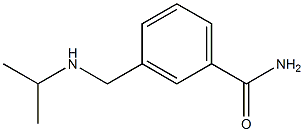 3-[(isopropylamino)methyl]benzamide 结构式