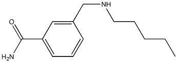 3-[(pentylamino)methyl]benzamide 结构式