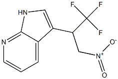 3-[2,2,2-trifluoro-1-(nitromethyl)ethyl]-1H-pyrrolo[2,3-b]pyridine 结构式