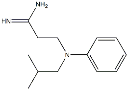 3-[isobutyl(phenyl)amino]propanimidamide 结构式